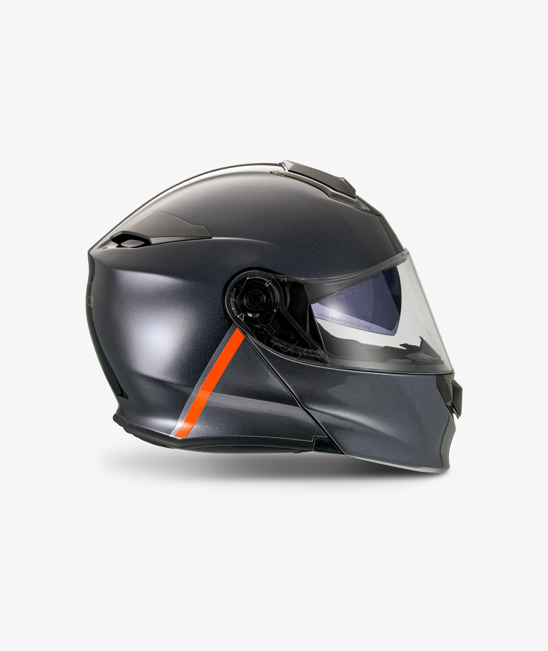 Moto Guzzi helm "Modular BT" zwart met Bluetooth