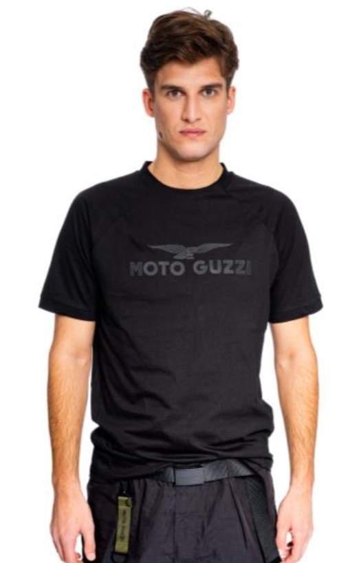 Heren-T-shirt "Moto Guzzi Essential" zwart