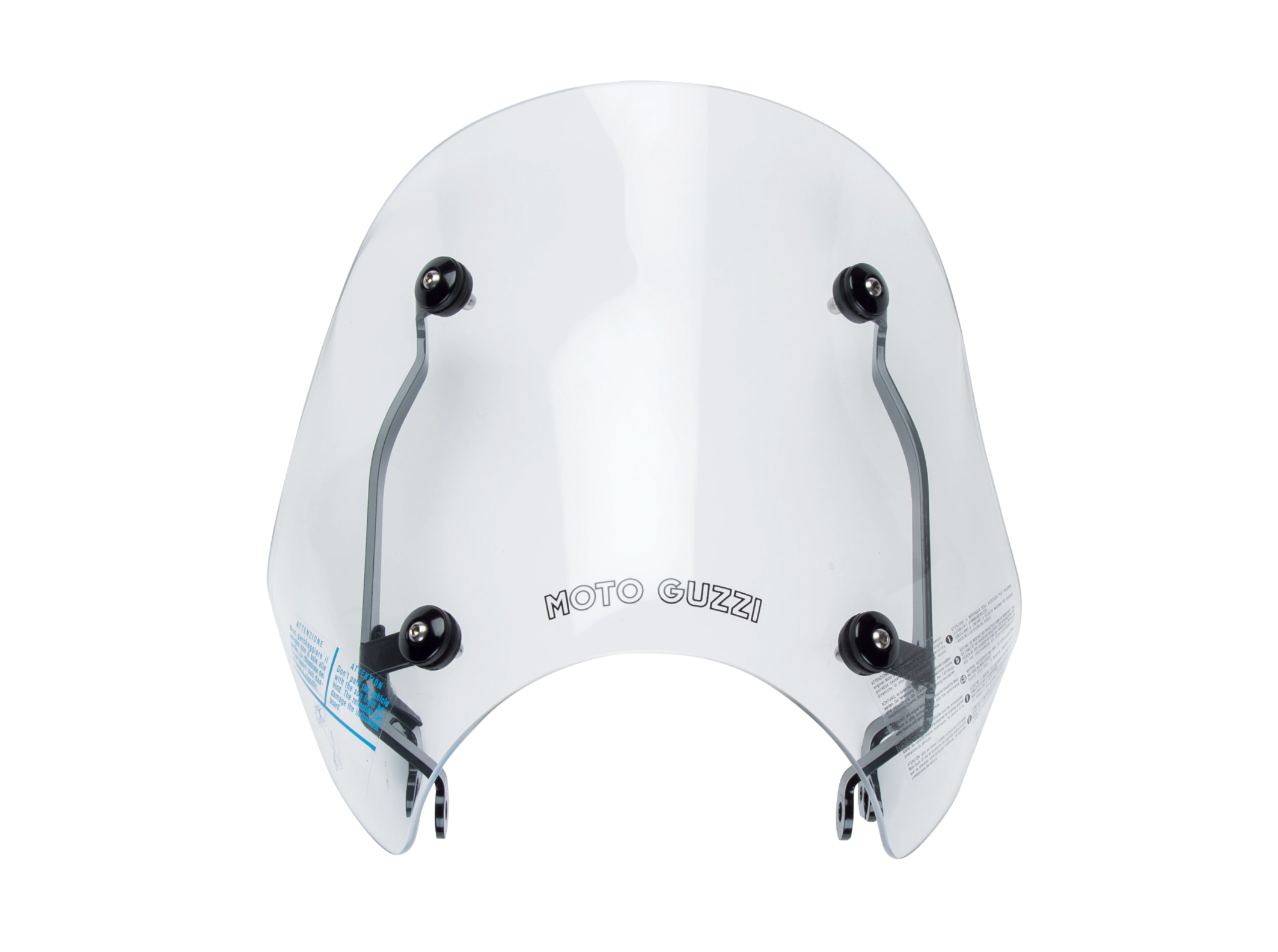 Windscherm met zwarte houder compleet, Touring voor Moto Guzzi V7 Special 850 2021-..