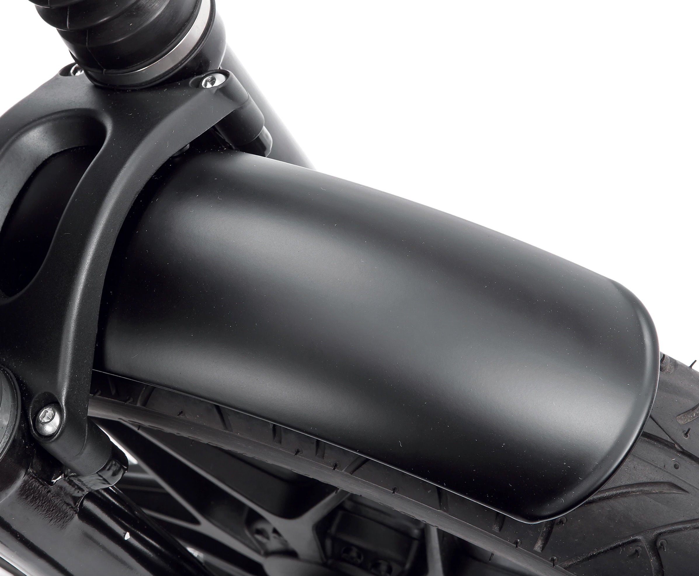 Spatbord aluminium, paar, zwart voor Moto Guzzi V7 I+II, V7 III