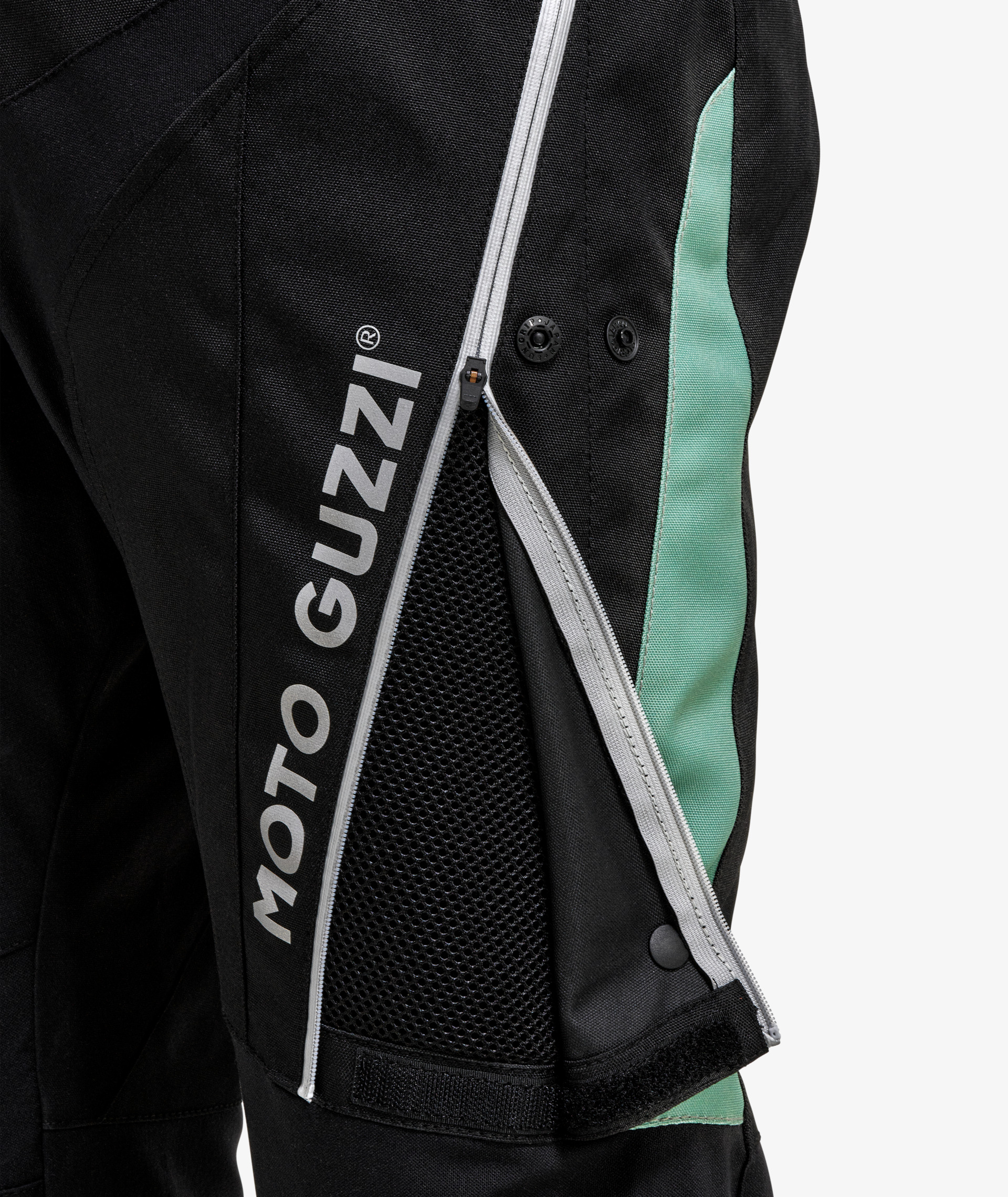 Moto Guzzi broek "Adventure Touring" groen incl. beschermers