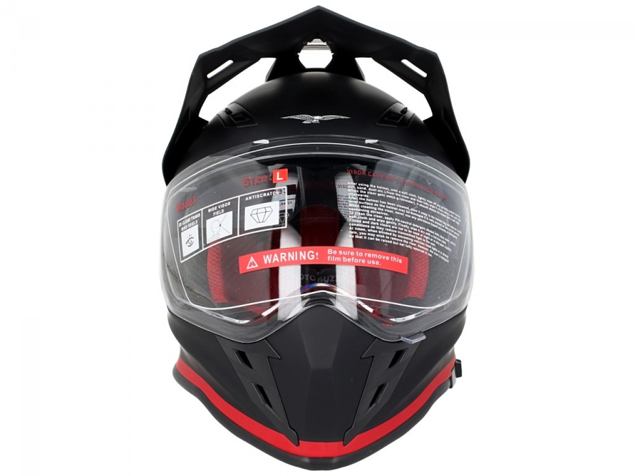 Moto Guzzi Adventure Touring Helm V85TT zwart