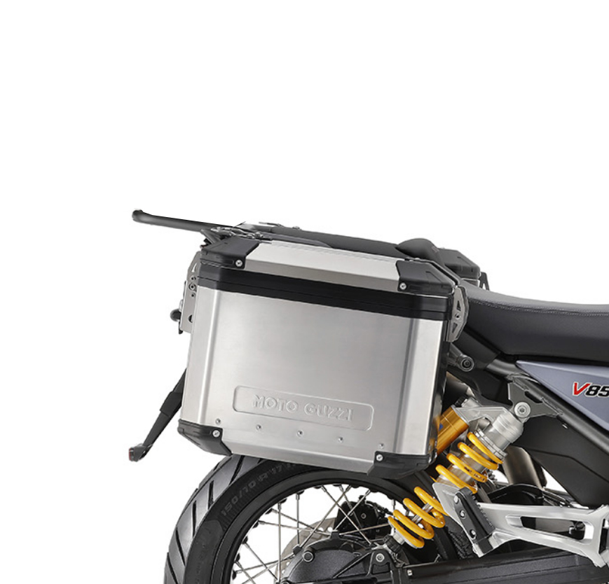 Originele aluminium kofferset Moto Guzzi V85 TT