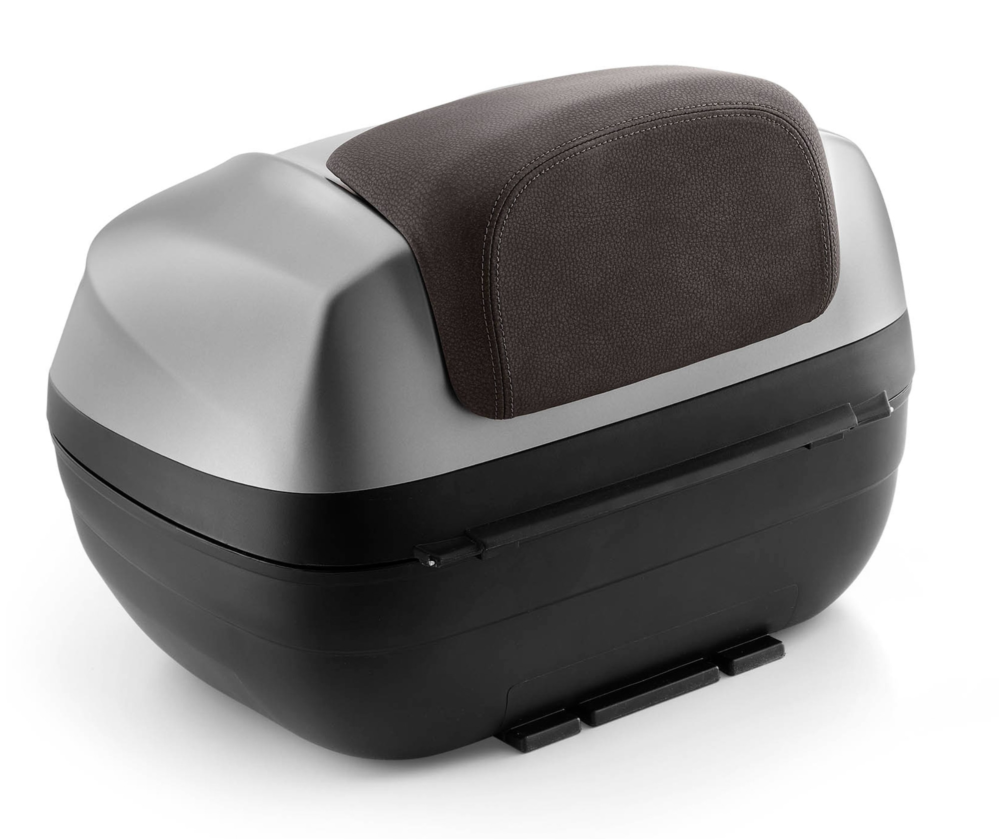Topkoffer 37 l (incl. bruine onderlegger) voor Moto Guzzi V100 Mandello