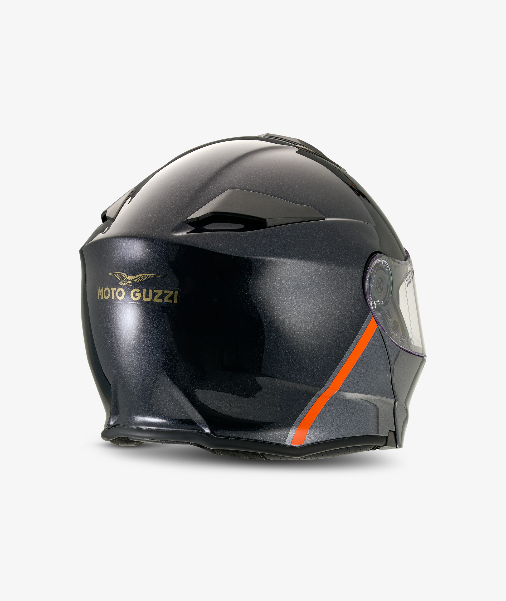 Moto Guzzi helm "Modular BT" zwart met Bluetooth