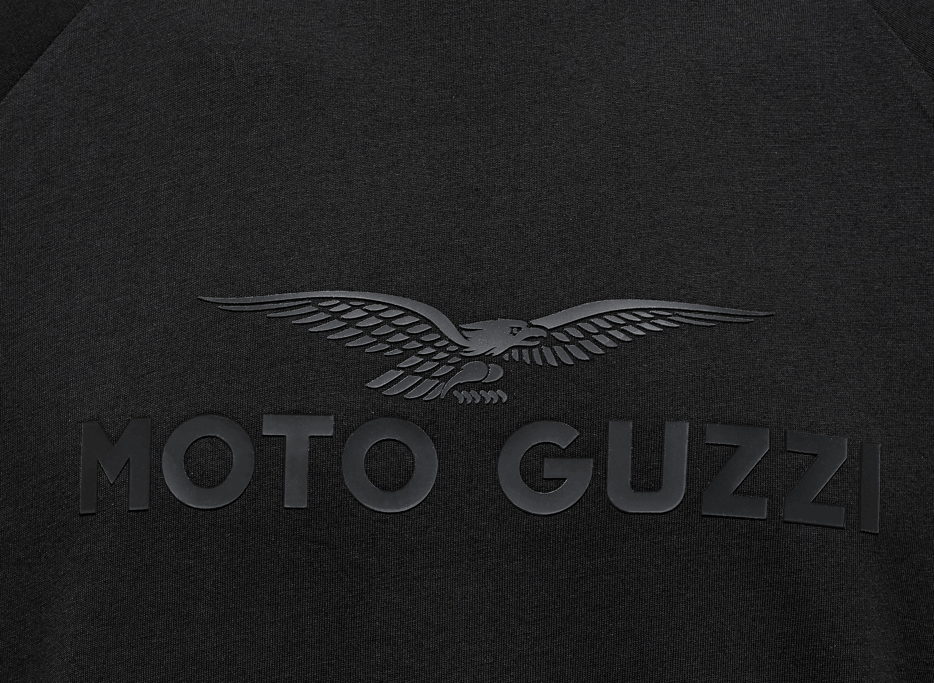 Dames t-shirt "Moto Guzzi Essential" zwart